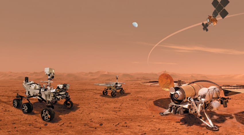 НАСА планирует создать хранилище для марсианских образцов