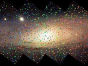 Следы массивной звездной миграции обнаружены в галактике Андромеда