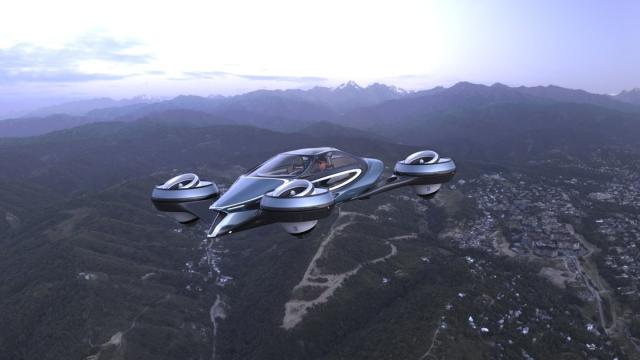 В сети показали аэромобиль будущего с разгоном до 750 км/ч