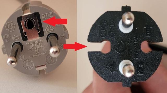 Для чего электрической вилке нужны эти отверстия и вырезы