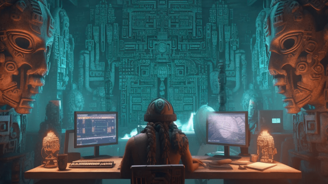 Такого вы еще не видели: ацтеков перенесли в техномир (фото)