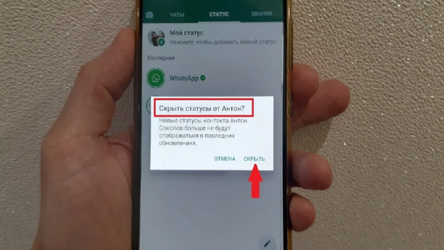 Как скрыть свой статус WhatsApp для выбранных контактов