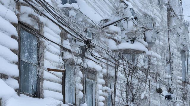 Почему на севере из окон висят провода