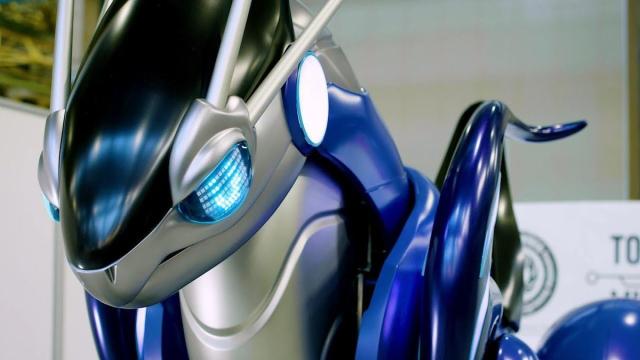 Toyota построила робомотоцикл в виде покемона (видео)