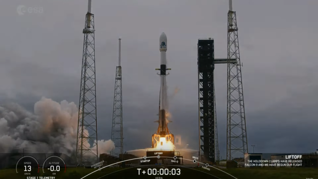 SpaceX отправила космический аппарат Hera к разрушенному астероиду Диморфос