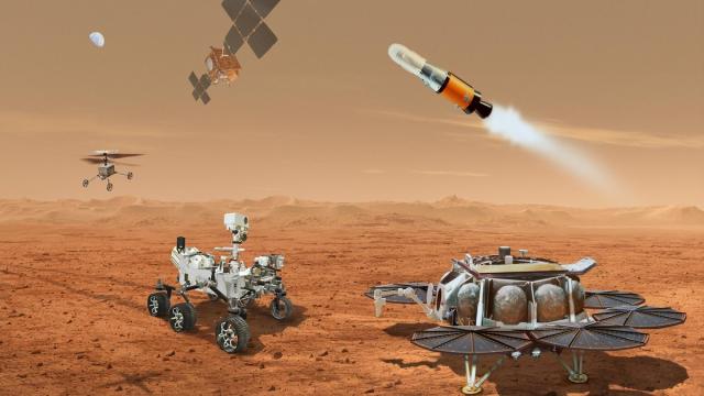 В NASA нашли решение проблемы с доставкой на Землю марсианского грунта
