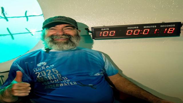 Немецкий инженер прожил 120 дней под водой: это мировой рекорд
