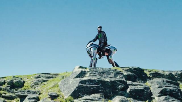 Мотоциклы в прошлом: Kawasaki представила первого ездового робоконя
