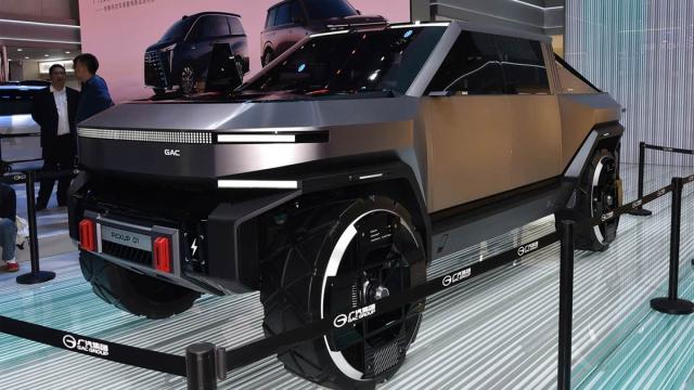 В Китае представили свой Cybertruck — модель Pickup 01 от GAC