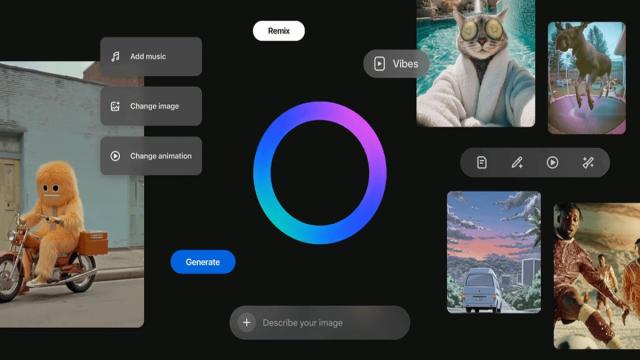 Цукерберг запустил Vibes — новую соцсеть только для сгенерированного контента