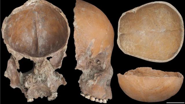 5000 лет назад древние жители Китая делали чаши и маски из костей своих предков