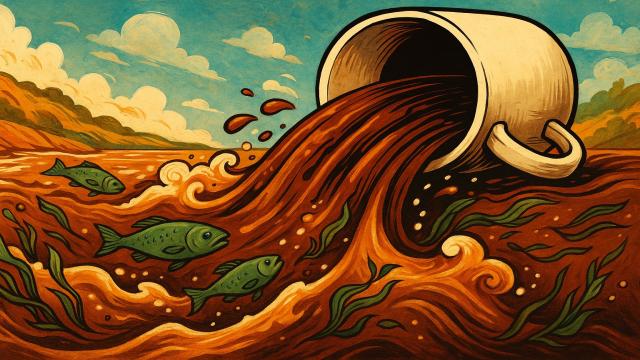 Почему нельзя выливать кофе в канализацию