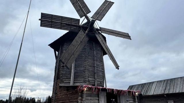 Ветряк из царских времен починили в Удмуртии