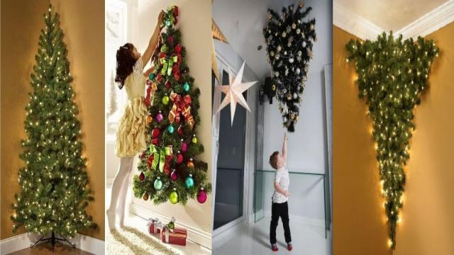 Половинчатые ёлки: новый тренд или способ сэкономить место дома?