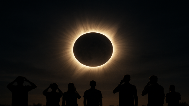 Почему Луна и Солнце кажутся одинаковыми на небе, хотя разница между ними огромная