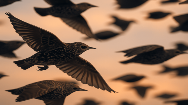 Почему птицы не сталкиваются и не врезаются друг в друга, даже летая в стае