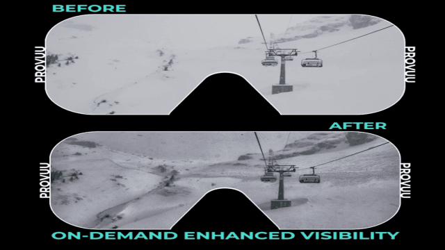 Представлены AR-очки для лыжников, которые позволят видеть больше