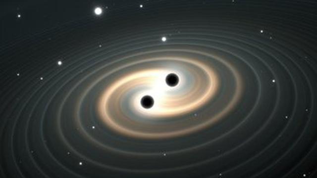 Ученые послушали гравитационное эхо столкновения черных дыр