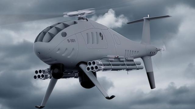 Австрия представила беспилотный вертолет с ракетами лазерного наведения