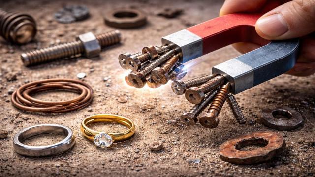 Почему магнит притягивает только некоторые металлы, а другие — нет