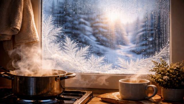 Почему на окнах появляются морозные узоры