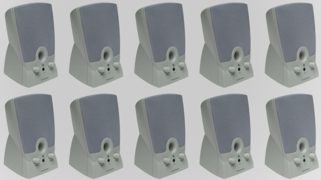 Блогер собрал огромную колонку в стиле динамиков из нулевых