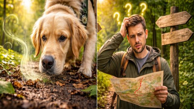 Почему собаки запоминают маршруты лучше людей: как они находят дорогу