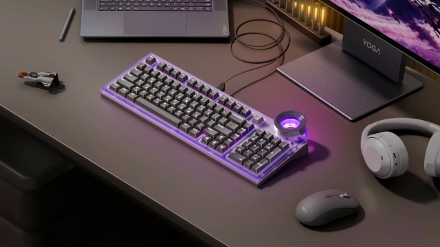 Lenovo представила клавиатуру с огромной «крутилкой-вертелкой»