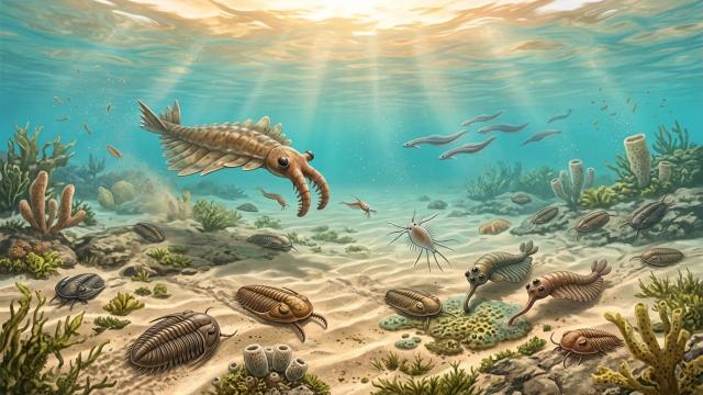 Найден древнейший предок пауков возрастом 500 млн лет с клешнями в неожиданном месте