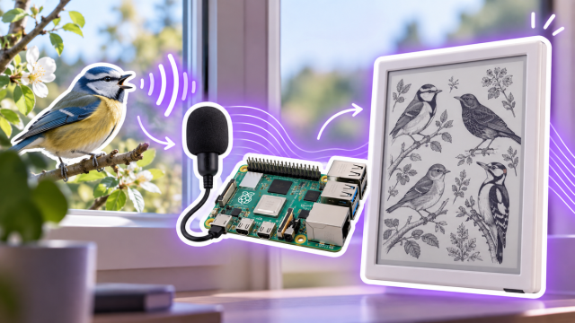 Raspberry Pi научили рисовать птиц за окном по их пению