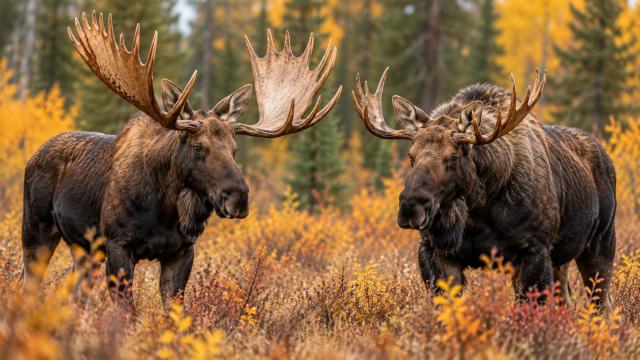 Почему у лосей такие огромные рога? А потом они просто отпадают