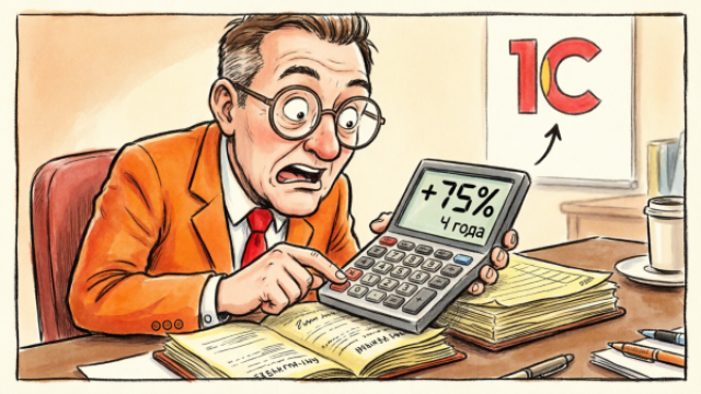 1C: нагрузка на бухгалтерию. Компания повысила стоимость лицензий на 75% за четыре года