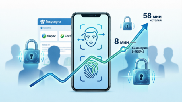 Авторизация по биометрии стала для россиян более привлекательной