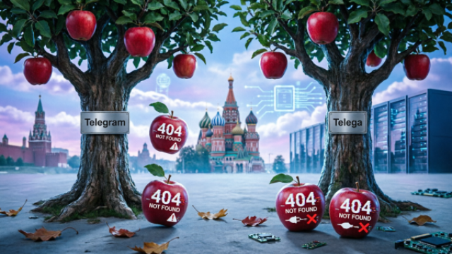 Яблоко от яблони. Завис Telegram — зависла и Telega