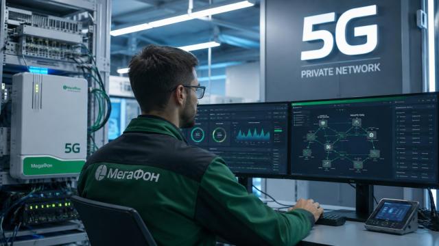 «МегаФон» протестировал первую частную сеть 5G на отечественном оборудовании