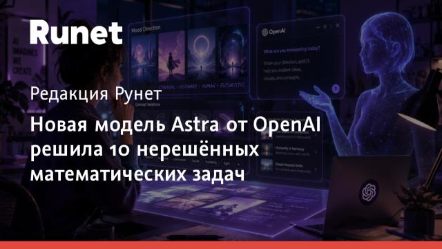 Новая модель Astra от OpenAI решила 10 нерешённых математических задач
