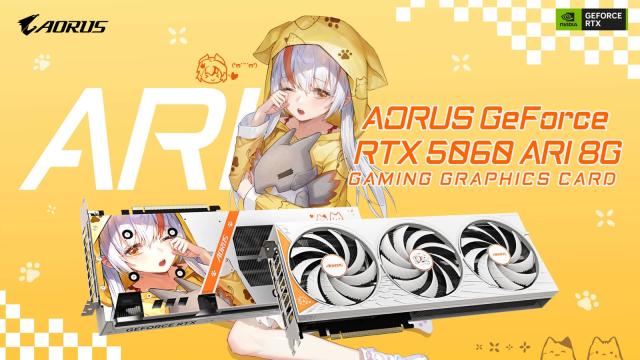 Gigabyte представила Aorus GeForce RTX 5060 ARI 8G длиной почти 330 мм