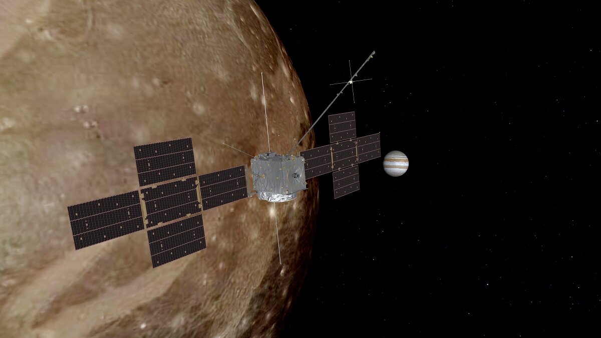 Airbus собрала космический зонд для изучения лун Юпитера: он долетит к цели за 8 лет