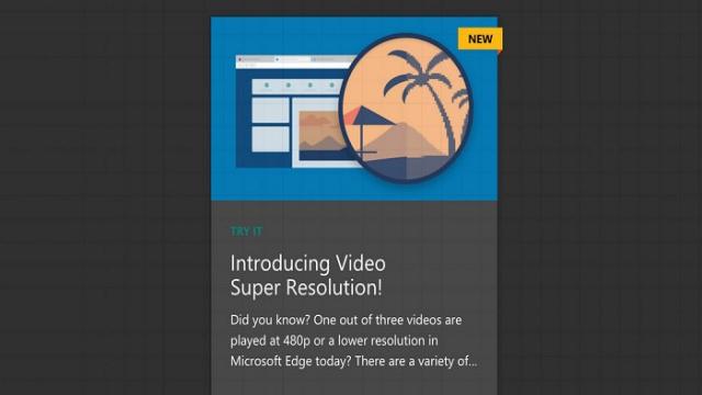 Браузер Edge получил поддержку функции масштабирования видео Video Super Resolution