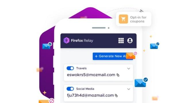 Расширение Firefox Relay для подмены адреса электронной почты будет интегрировано прямо в браузер