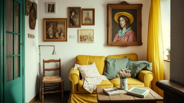 «Тут жил Ван Гог»: в сети «показали» гостиные знаменитых людей