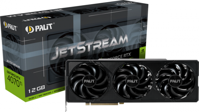 Palit выпустила серию JetStream для видеокарт GeForce RTX 4080 и RTX 4070 Ti