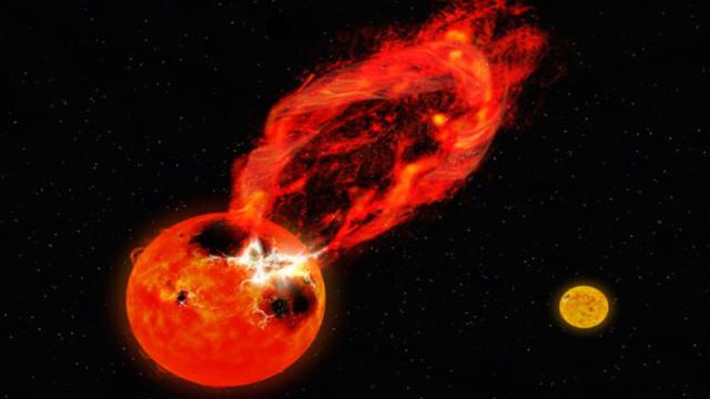 На далёкой звезде произошла сильнейшая за всю историю наблюдений вспышка