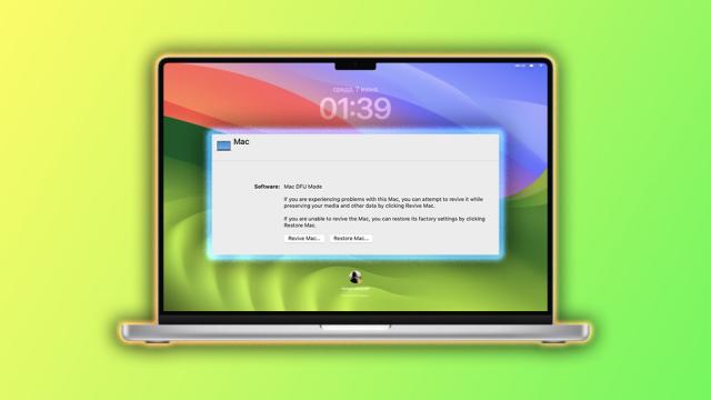 В macOS Sonoma восстановить Mac из «кирпича» станет намного проще