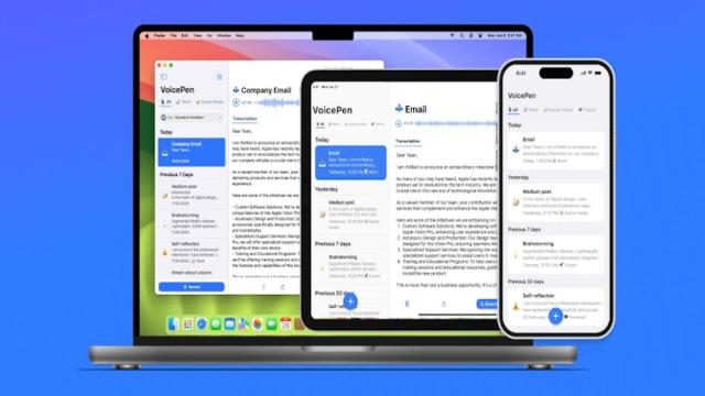 На iPhone, iPad и Mac появилось приложение, которое составляет приличный текст на основе голосовых записей