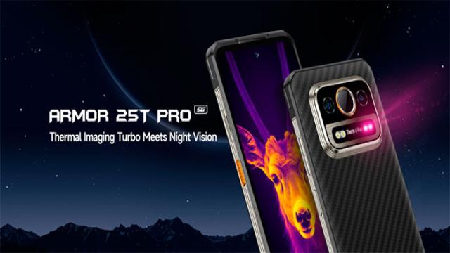 Ulefone анонсировала защищённый смартфон Armor 25T Pro с поддержкой 5G, тепловизором и камерой ночного видения