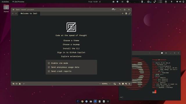 Интегрированная среда разработки Zed доступна для Linux