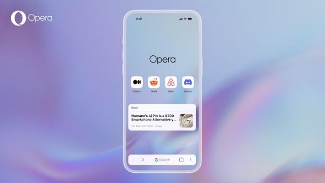 Переработанный браузер Opera One вышел на iOS: новый дизайн и умный поиск