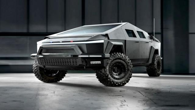 Тюнинговые ателье предлагают превратить Tesla Cybertruck в броневик с большим запасом хода