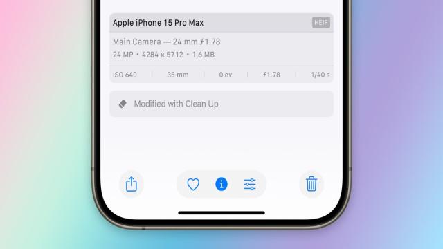 «Шалость не удалась». iOS 18.1 будет помечать изображения, отредактированные с помощью ИИ